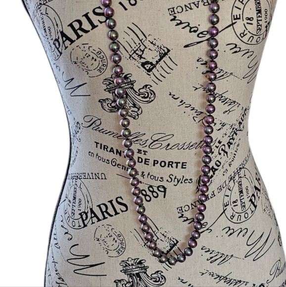 Majorica Jewelry - RARE Majorica Lyra Gray 10mm Pearl 925 Necklace & Bracelet Set